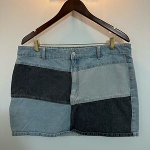 Woman’s patchwork skirt